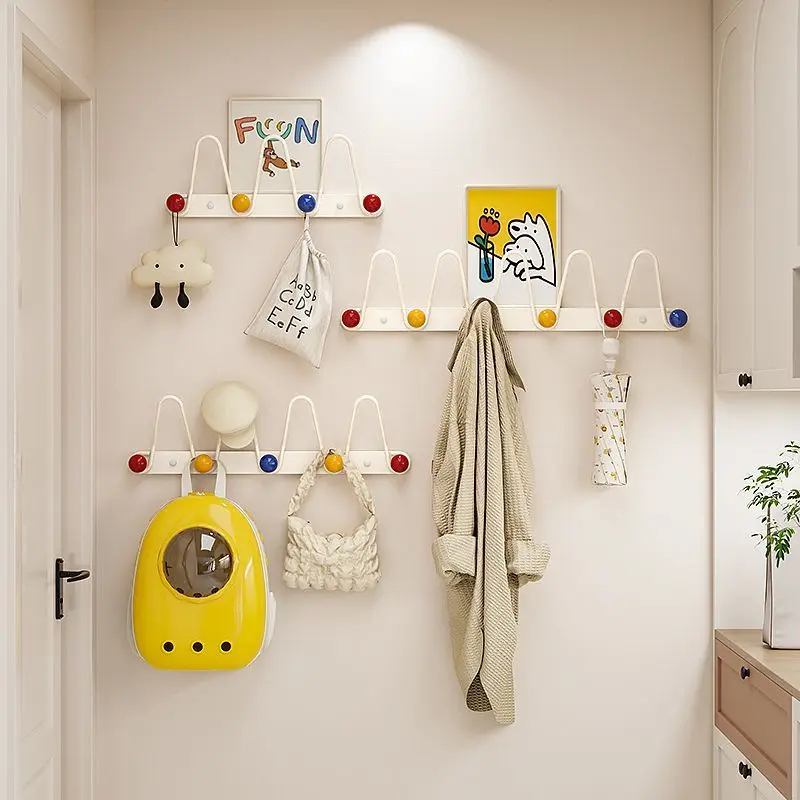 Nordic Coat Racks Household Wall Hanging Coat Racks Luxury Metal Cute Rack Interior Storage Holders Living Room Furniture