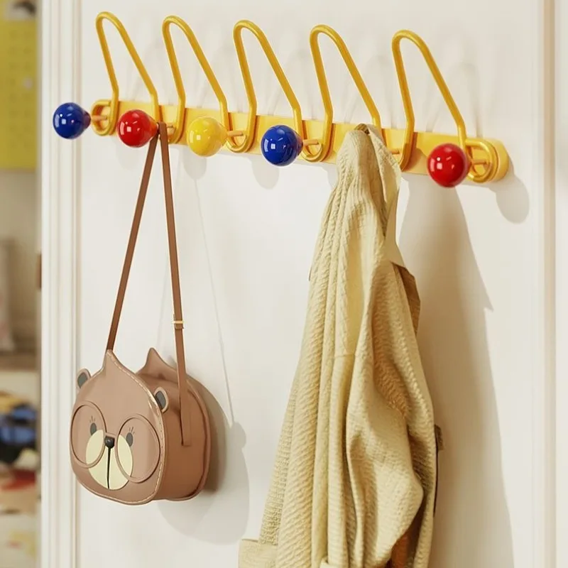 Nordic Coat Racks Household Wall Hanging Coat Racks Luxury Metal Cute Rack Interior Storage Holders Living Room Furniture