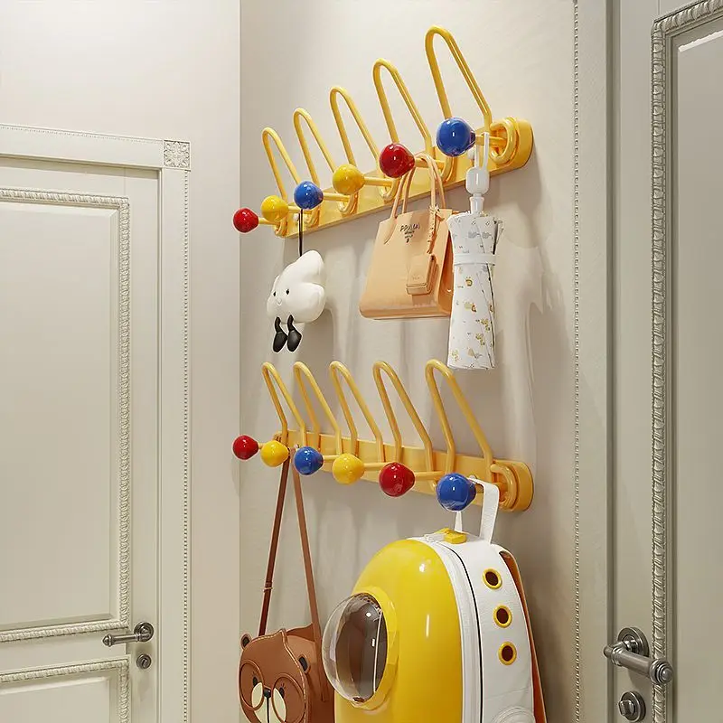 Nordic Coat Racks Household Wall Hanging Coat Racks Luxury Metal Cute Rack Interior Storage Holders Living Room Furniture