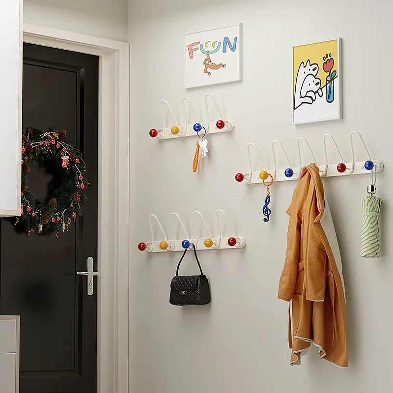 Nordic Coat Racks Household Wall Hanging Coat Racks Luxury Metal Cute Rack Interior Storage Holders Living Room Furniture