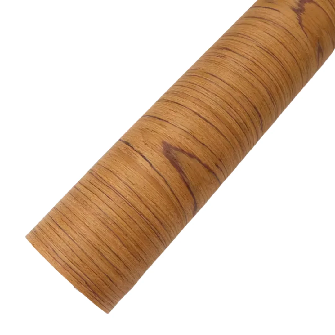 Size:2.5x0.58m Thick:0.2mm Tech Wood Teak Pattern Thin skin Wood Veneer Furniture Cabinet Decoration Floorcovering Veneer