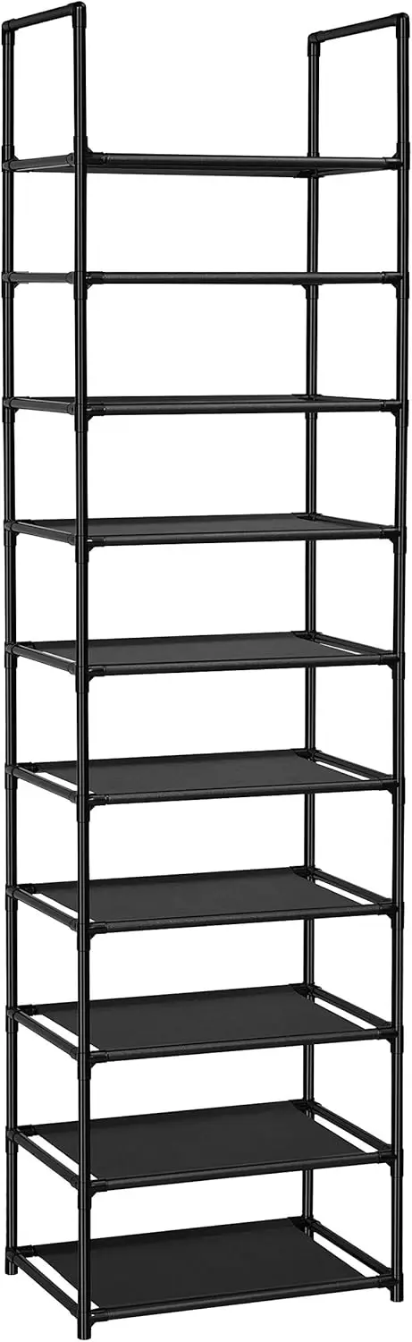 Shoe Rack - Heavy Duty Steel Shelving Holds 25 Pairs, Space-Saving Shoe Organizer for Entryway/Closet, Easy Assembly
