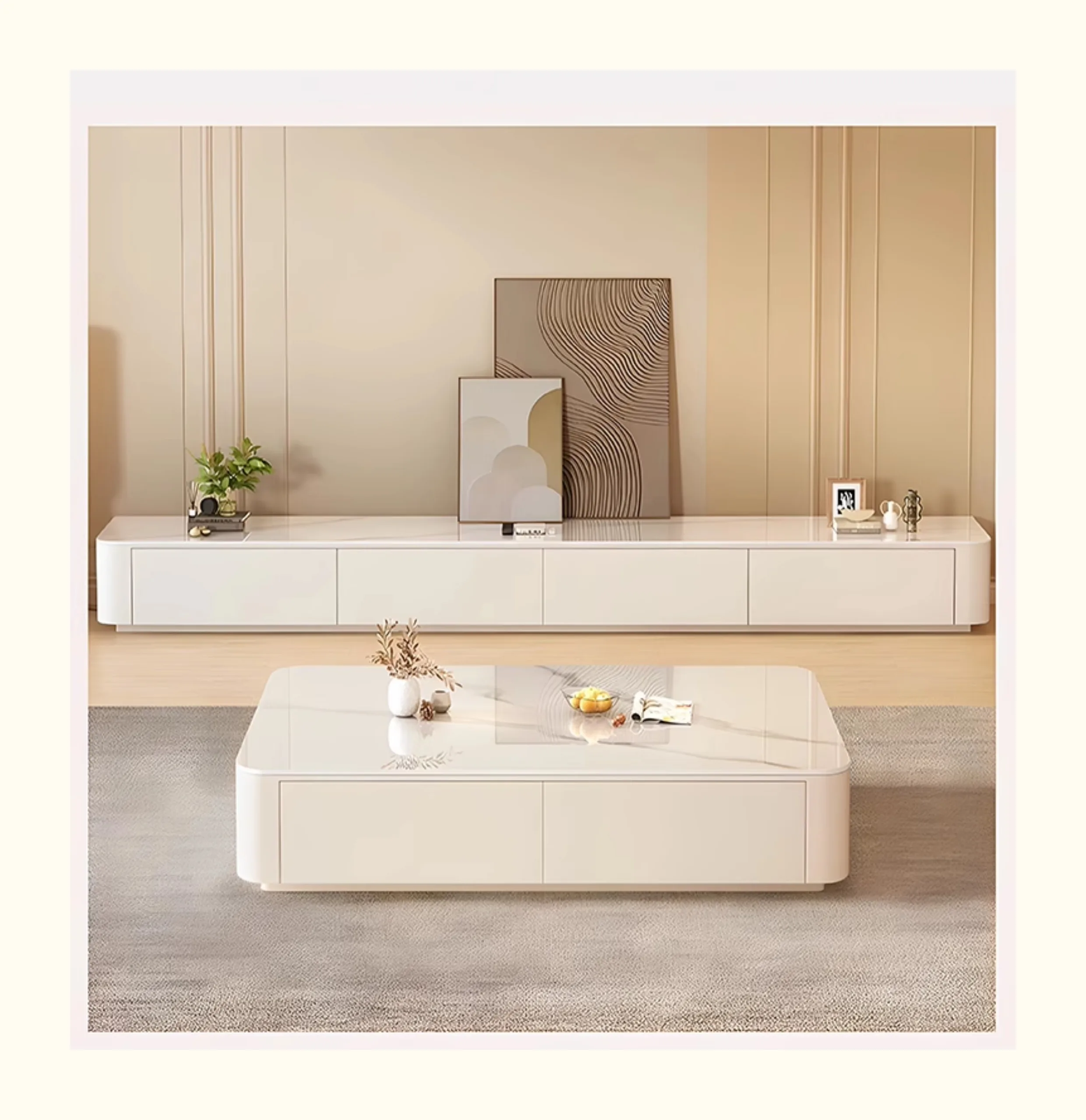 Minimalist Premium Tv Stands Italian Modern Beauty Floor Tv Stands Glamour Beauty Muebles De Salón Tv Furniture For Living Room