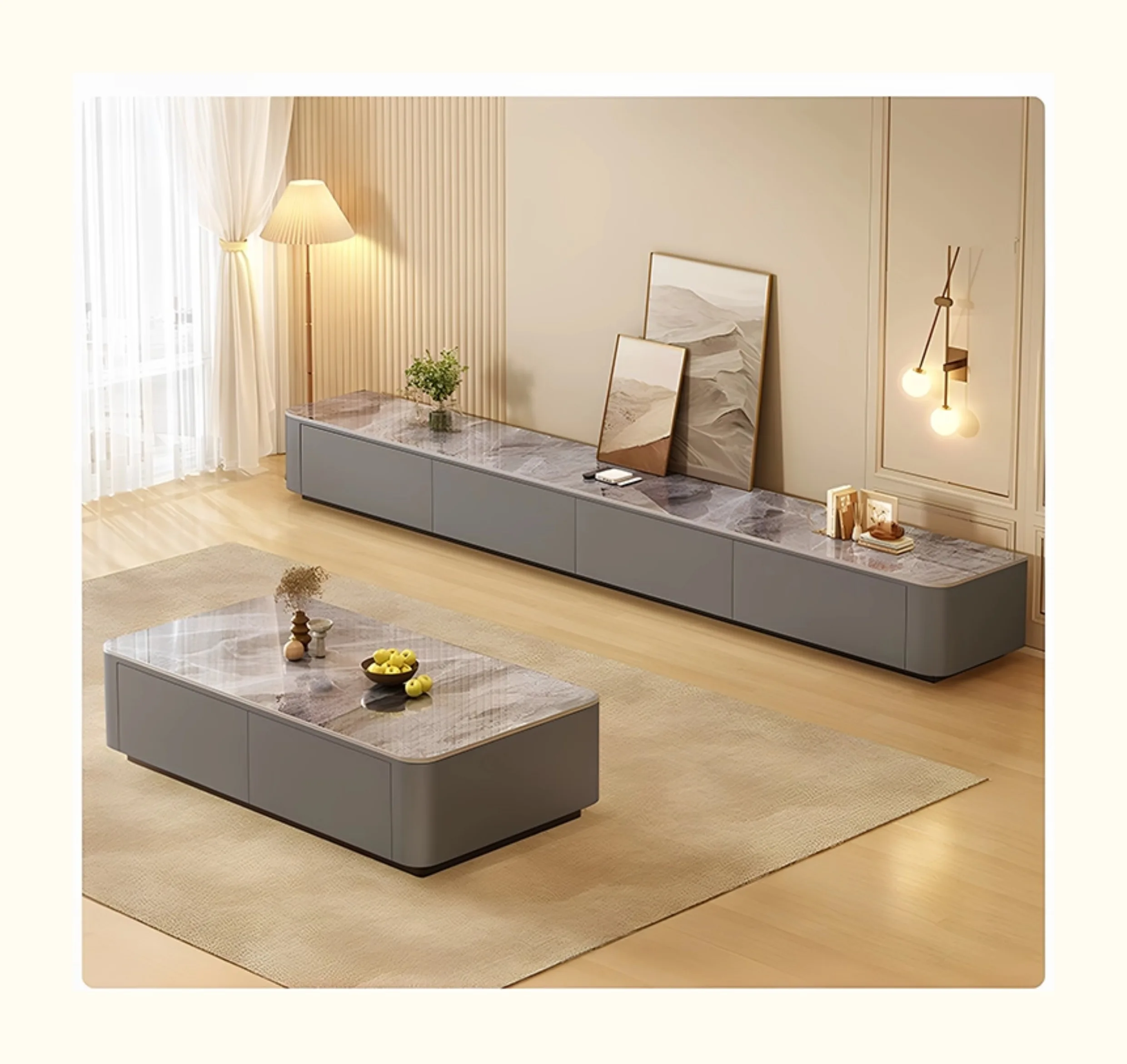 Minimalist Premium Tv Stands Italian Modern Beauty Floor Tv Stands Glamour Beauty Muebles De Salón Tv Furniture For Living Room
