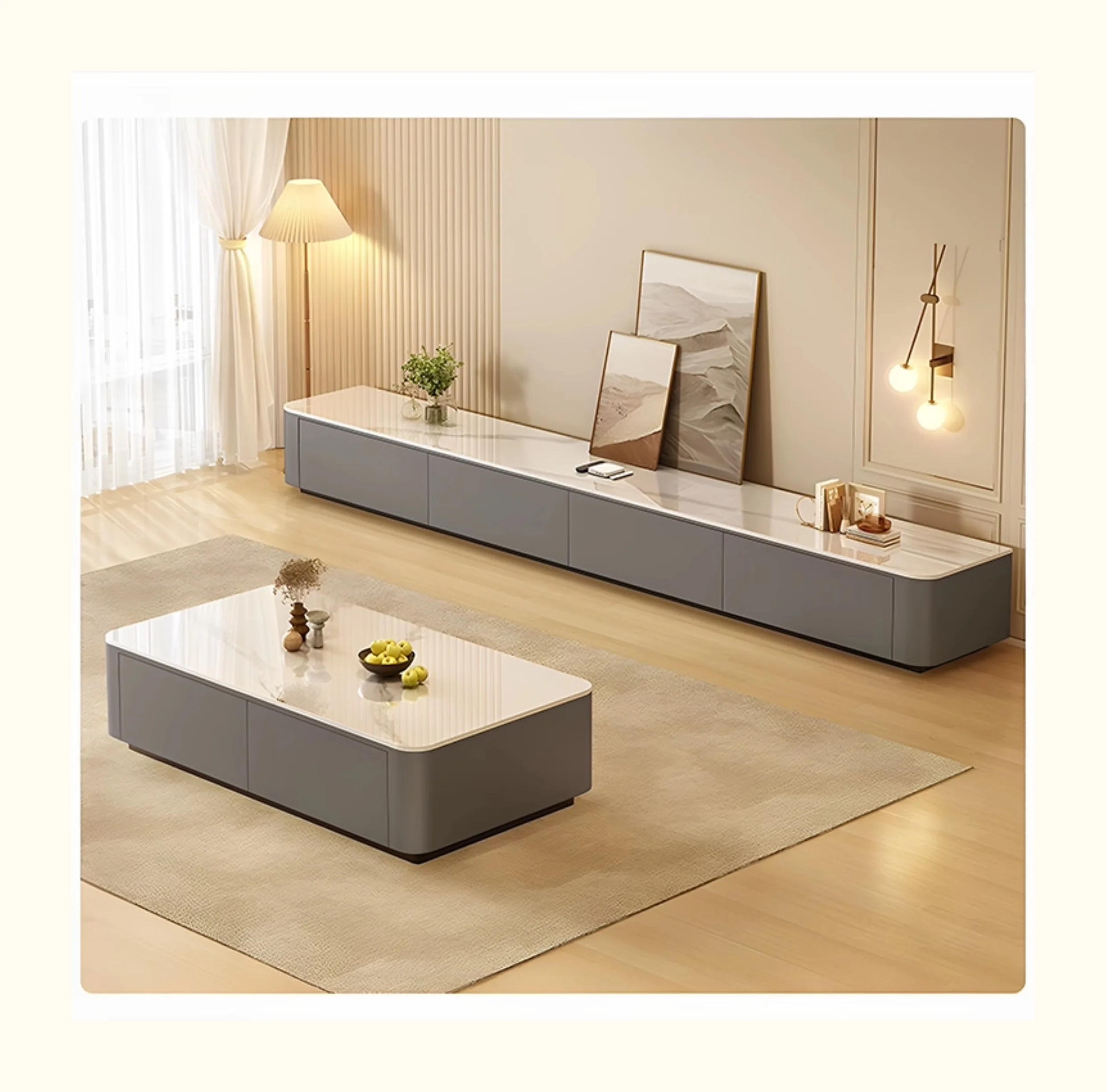 Minimalist Premium Tv Stands Italian Modern Beauty Floor Tv Stands Glamour Beauty Muebles De Salón Tv Furniture For Living Room