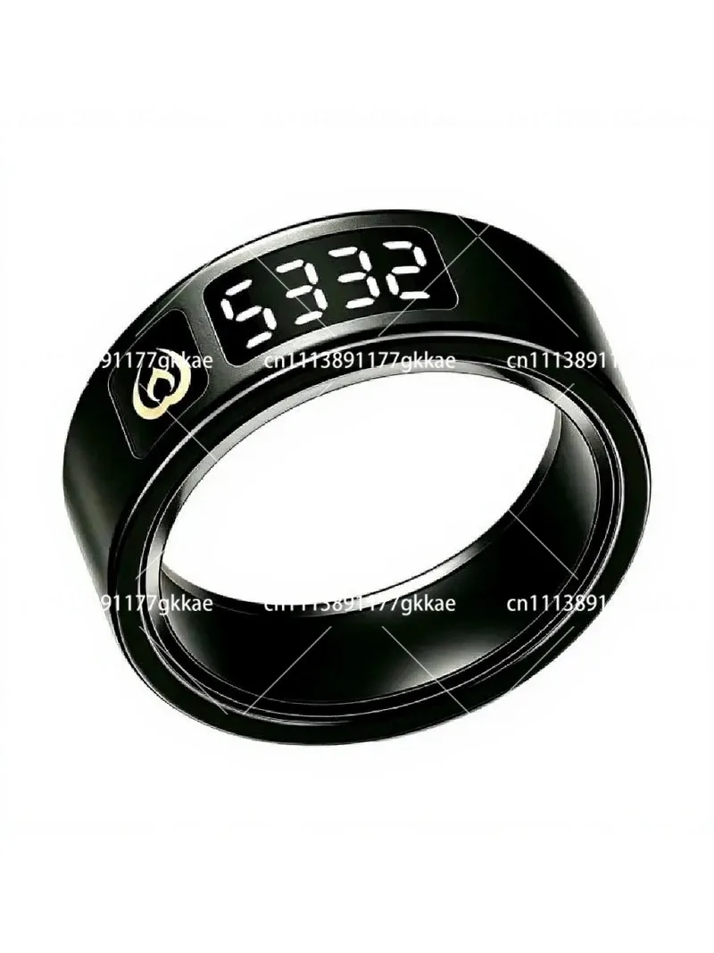 Digital Prayer Counter Ring with Vibration Alert, IP68 Waterproof, Compact Size for Islamic Worship Tracking