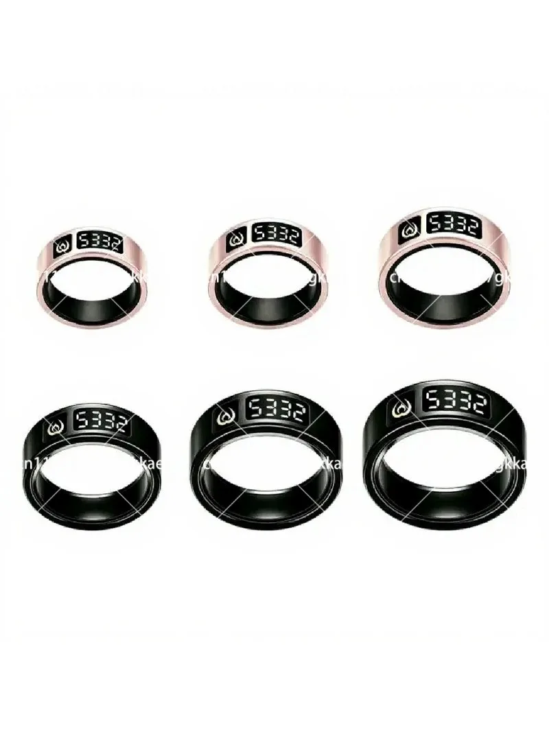 Digital Prayer Counter Ring with Vibration Alert, IP68 Waterproof, Compact Size for Islamic Worship Tracking