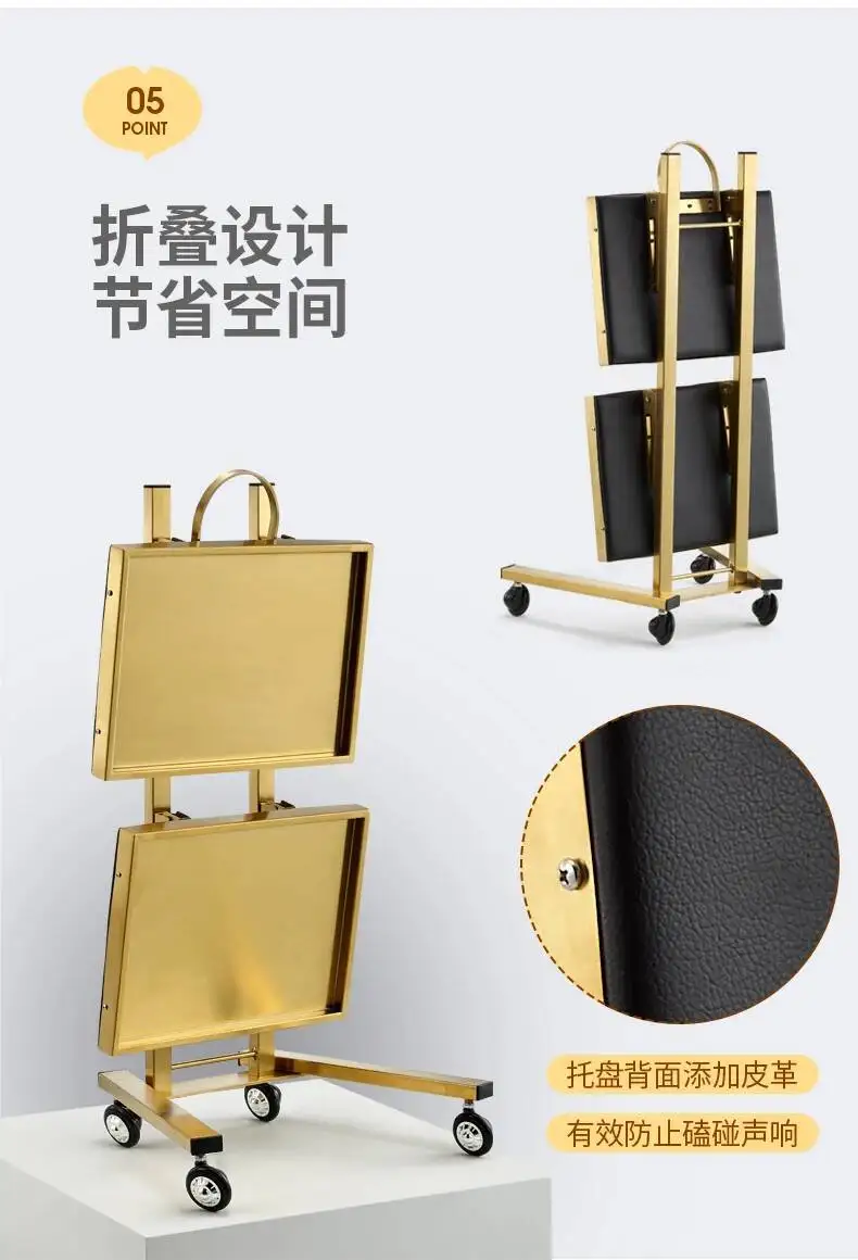 Japanese Style Barber Shop Trolley Storable Simplicity Modern Trolley Designer Multifunctional Furniture Pousser Un Chariot Hbsc
