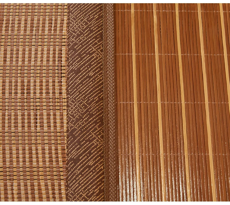 Summer Bamboo Mat Ice Silk Mattress Naked Sleeping Students Dormitory Single Mattress Home Folding Grass Mat Natural Bamboo Mat