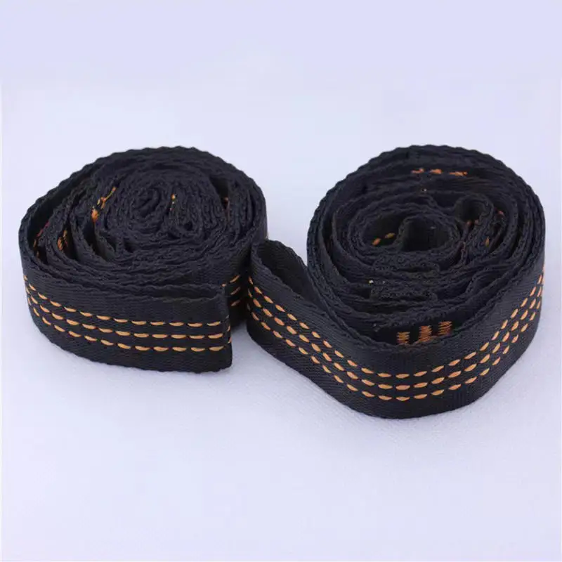 2Pcs High Bearing Capacity Hammock Straps 600lbs Breaking Strength Polyester Hammock Belt Rope 5 Ring Correias De Poliéster