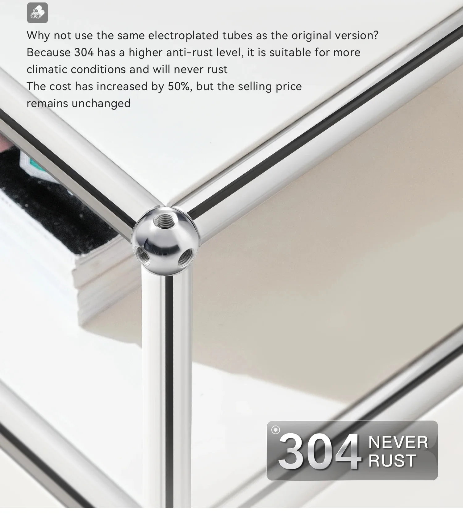 Customized Metal Stainless Steel Storage Cabinet Living Room Cabinets Night Stands Bedroom Furniture Home