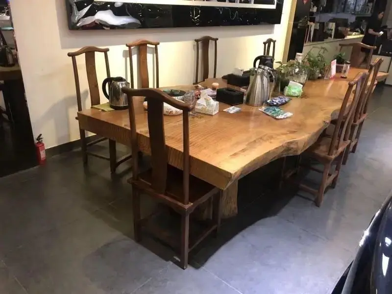 Restaurant Minimalist Dining Table Nordic Wooden Living Room Dining Table Kitchen Luxury Modern Tavolo Da Pranzo Home Furniture