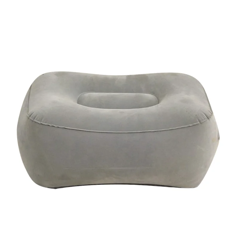 1-Piece Inflatable Footrest Pad for Home Travel And Work Portable Adjustable Backrest Foot Pillow
