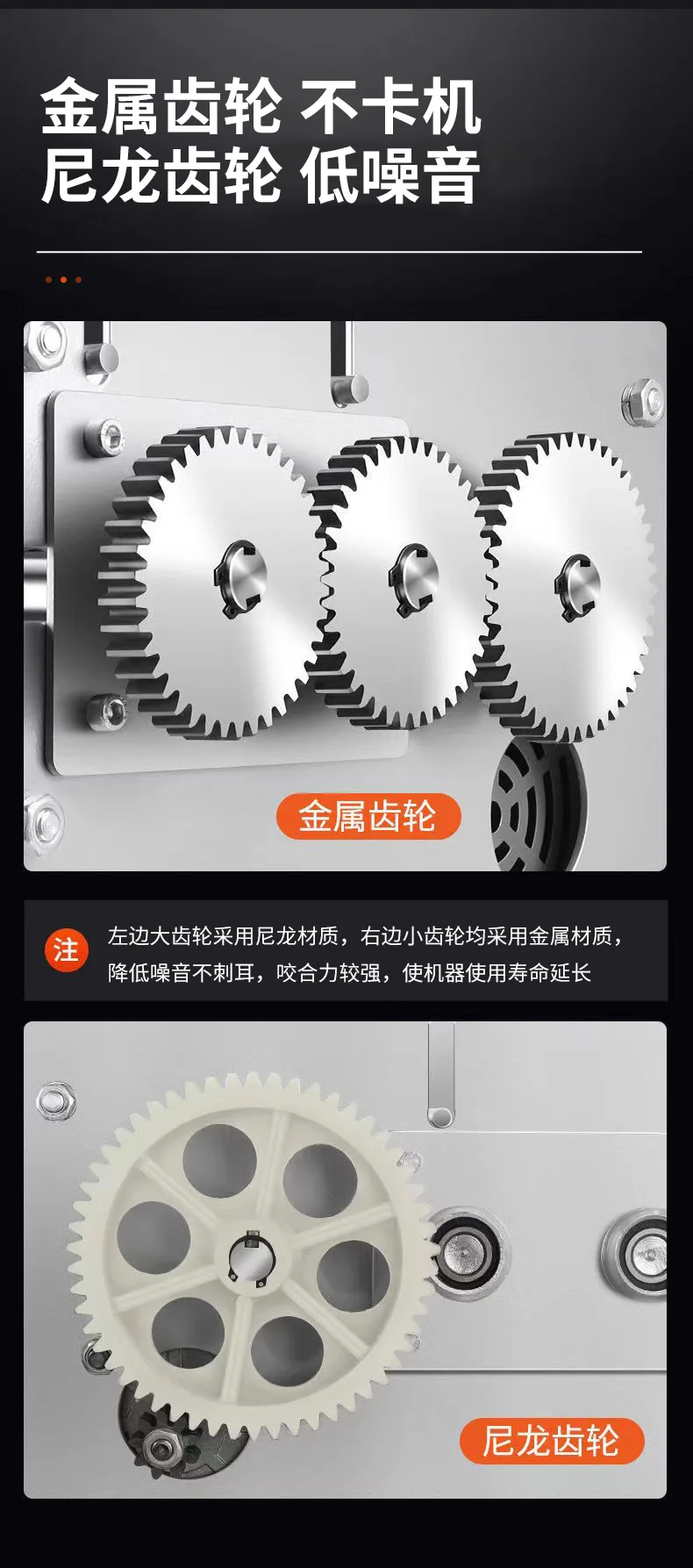 220V 850W single hole meat slicer, electric commercial stainless steel slicer