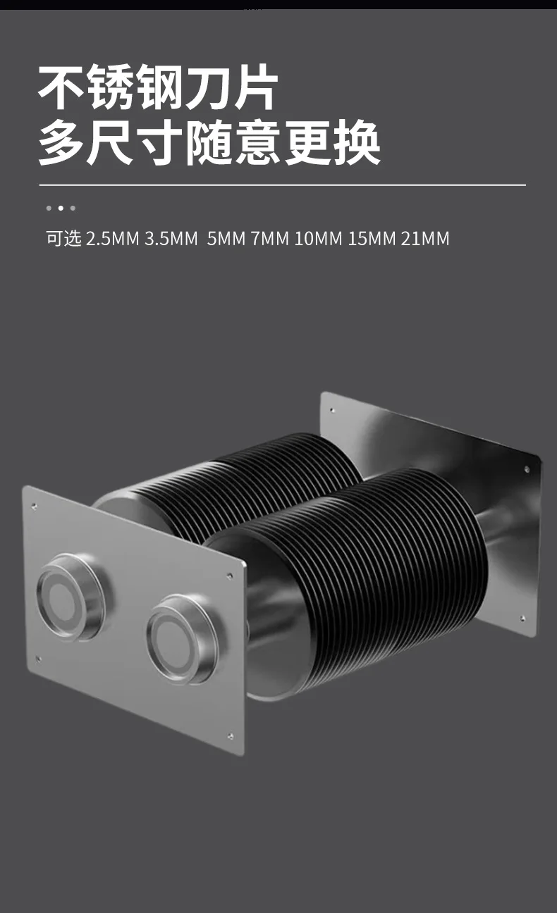 220V 850W single hole meat slicer, electric commercial stainless steel slicer