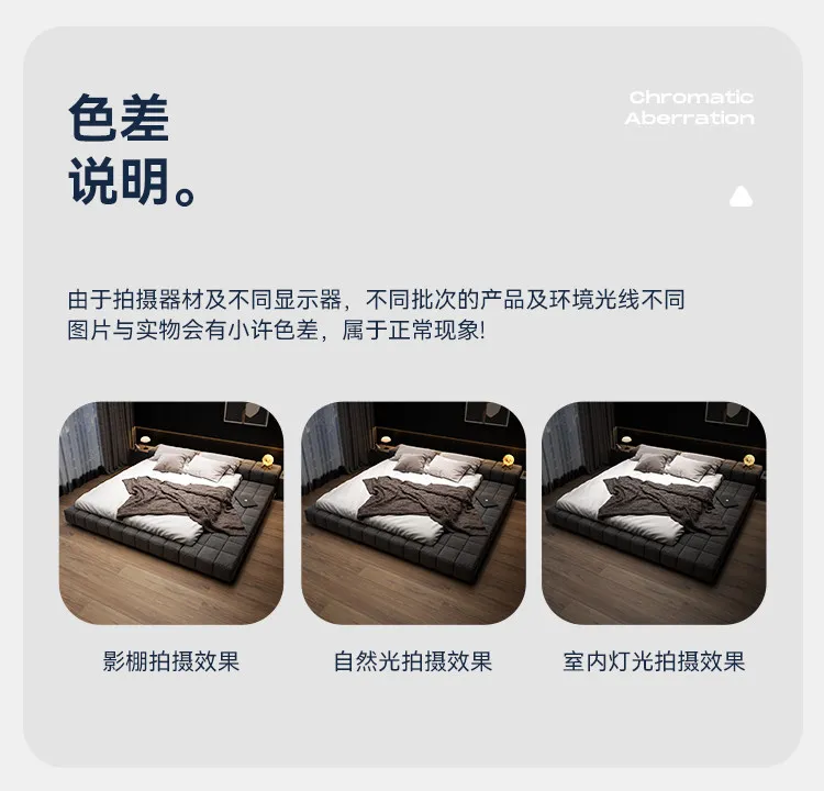 King Size Minimalist Bed for 2 People 180x200cm Modern Wooden Luxury Design Bedroom Beds Comfortable Camas de Dormitorio Furnitu