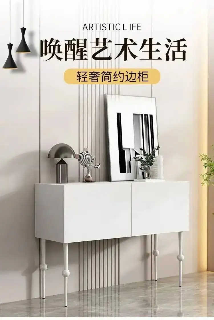 Nordic Trendy Hallway Table Unique Luxury Portable Beauty Corner Table Space Saving Tabel Console Hallway Table Furniture
