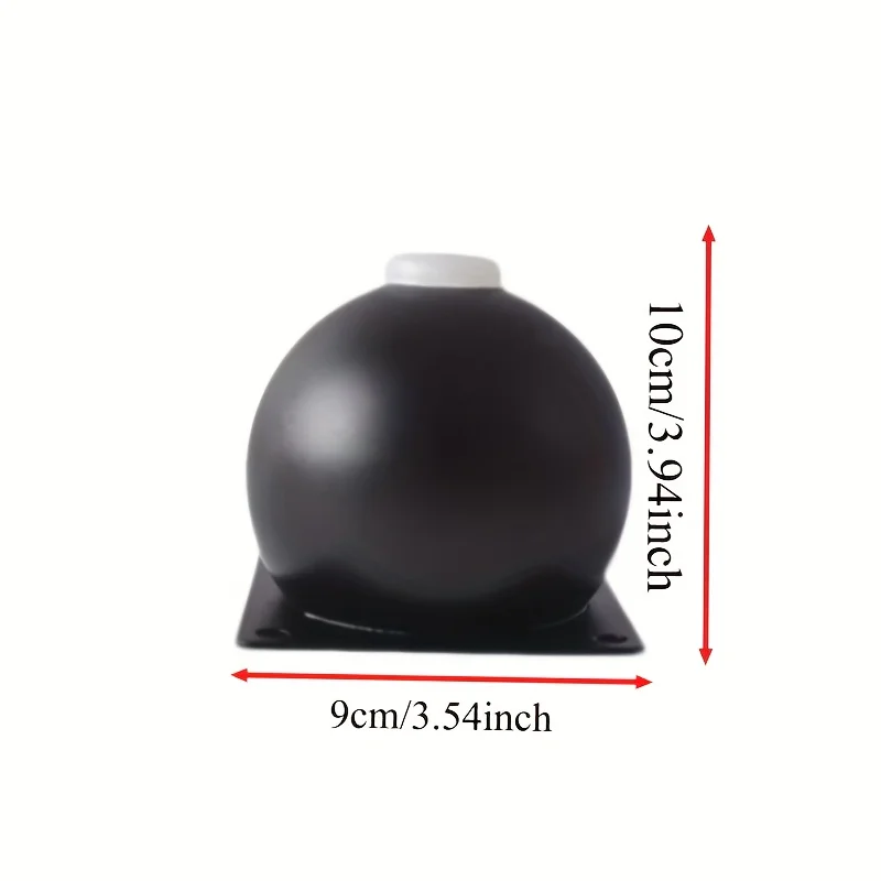4/8Pcs Metal Furniture Legs - Polished Heavy-Duty Round Table Legs 10cm, Suitable for Sofas, TV Stands, Coffee Bedside Table