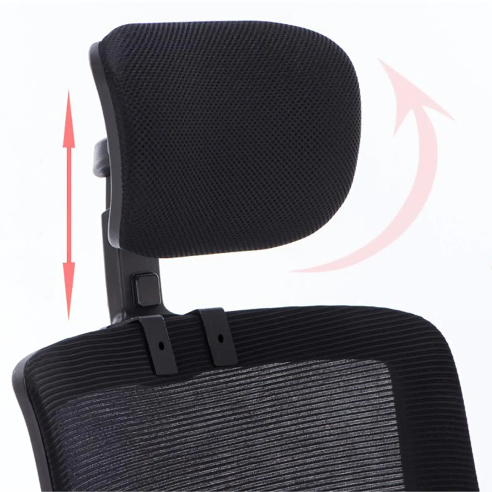 Height Adjustable Office Computer Chair Headrest Add-on Neck Support Pillow Ergonomic Chair Head Cushion for Backrest