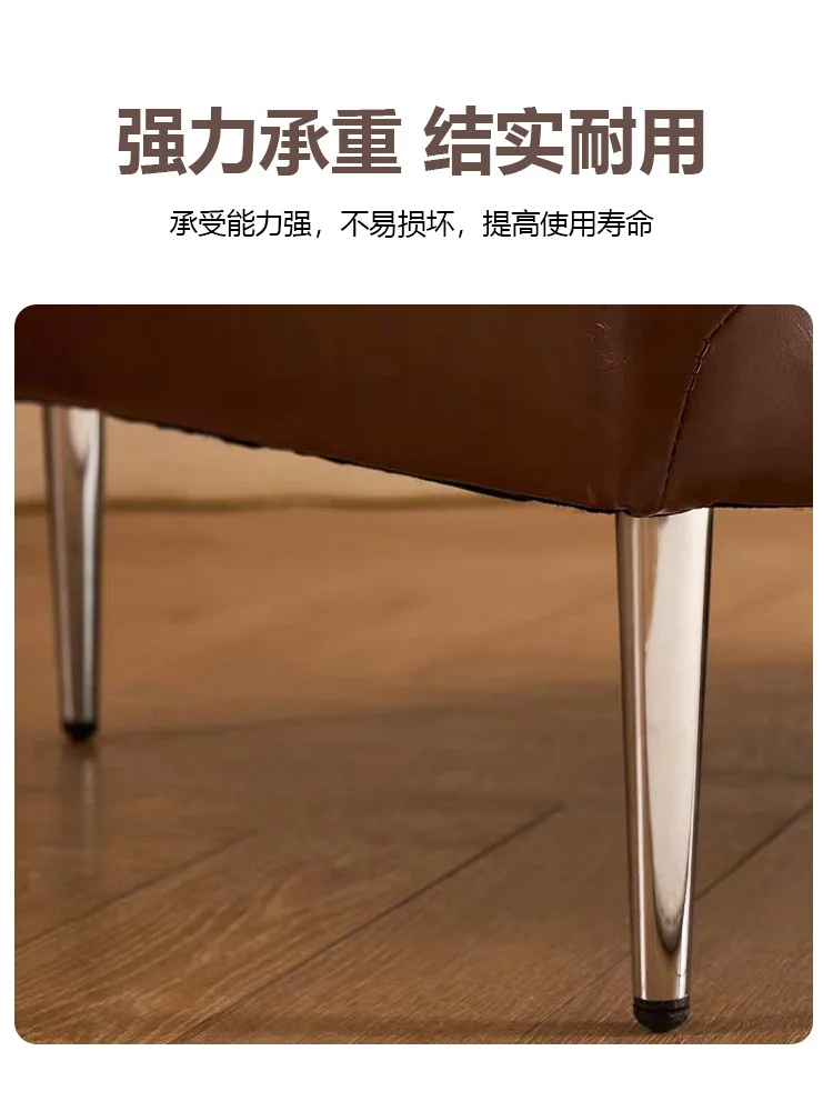 4Pcs Tapered Chrome Furniture Legs 10-45CM Metal Feet for Sofa Table Cabinet Stool Chair - Home Decor Accessories