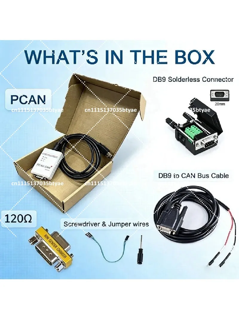 PCAN-USB CAN Bus Analyzer Tool – Compatible with Peak Models IPEH-002022 & IPEH-002021