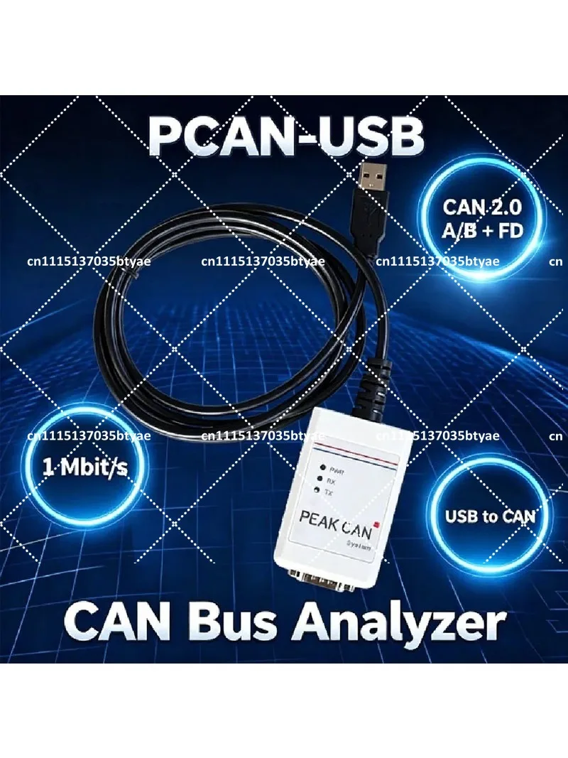 PCAN-USB CAN Bus Analyzer Tool – Compatible with Peak Models IPEH-002022 & IPEH-002021