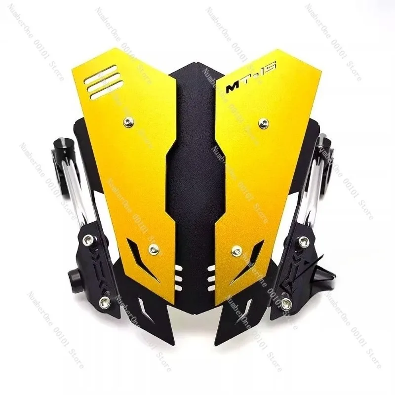 For Benda Jinjila 300 Black Flag 500 LFC700, Universal Aluminum Motorcycle Windshield CNC Modified Part