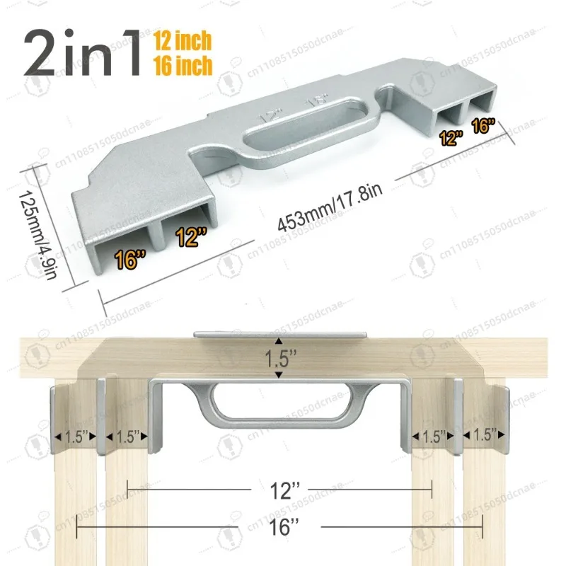 Framing Tool Stud Layout Clamp 24 Inch Woodworking Panel Fixing Tool for Carpentry