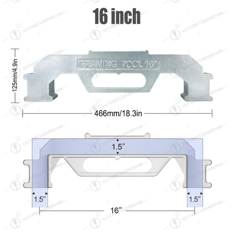 Framing Tool Stud Layout Clamp 24 Inch Woodworking Panel Fixing Tool for Carpentry