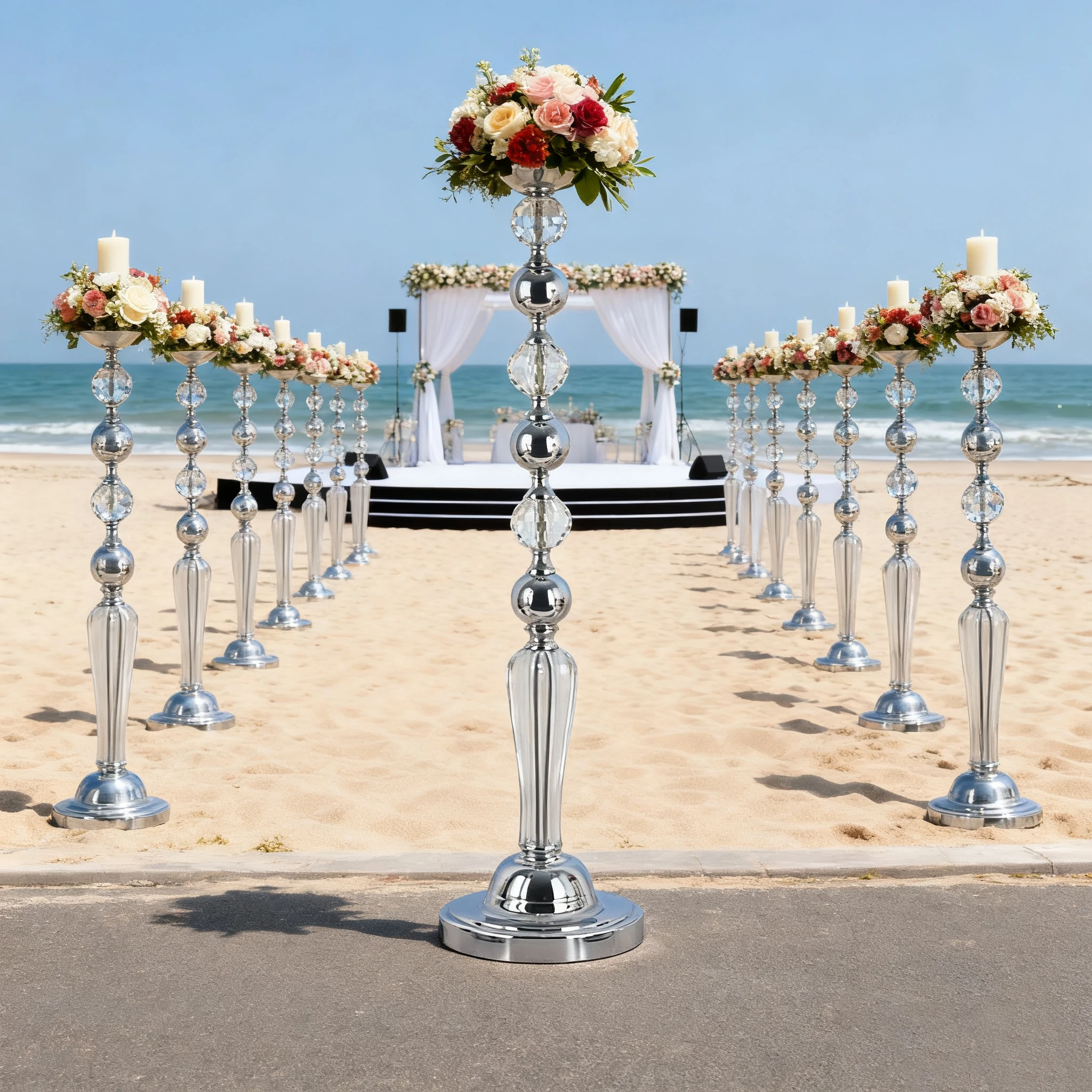36pcs f30 Round Back Chair Gold Stainless Steel Wedding Chair with White Cushion Hotel Stackable Banquet Dining Chair ivy1092