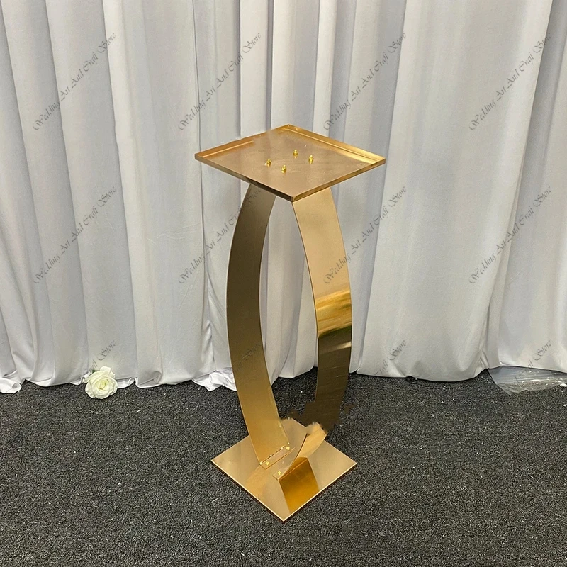 36pcs f30 Round Back Chair Gold Stainless Steel Wedding Chair with White Cushion Hotel Stackable Banquet Dining Chair ivy1092