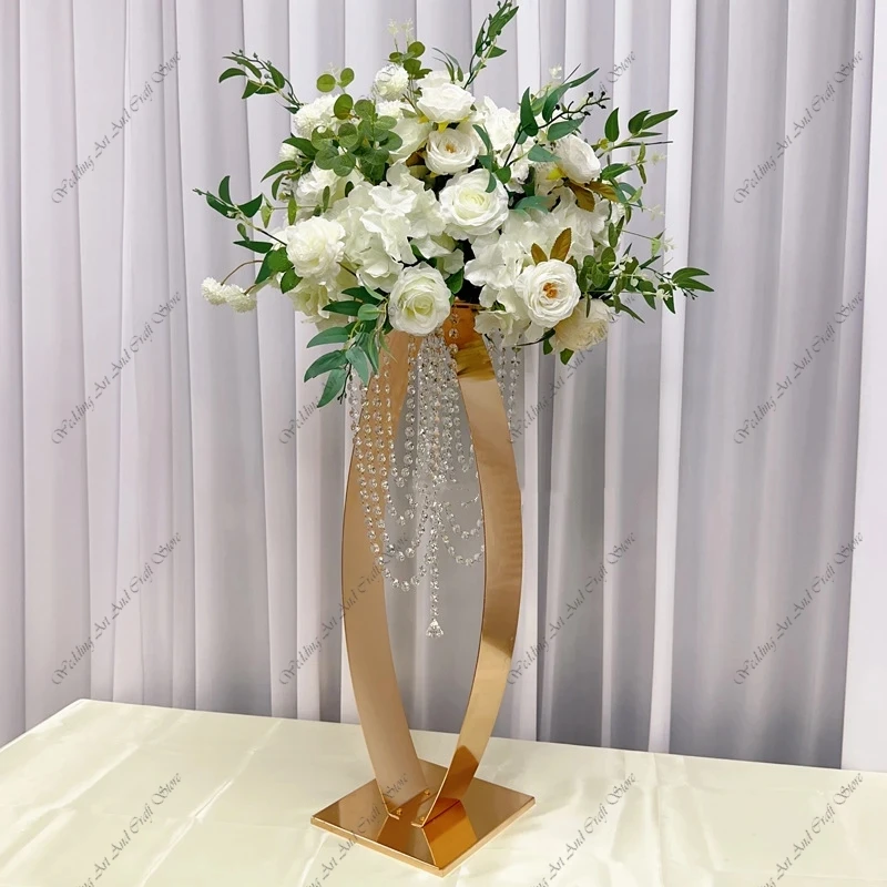 36pcs f30 Round Back Chair Gold Stainless Steel Wedding Chair with White Cushion Hotel Stackable Banquet Dining Chair ivy1092