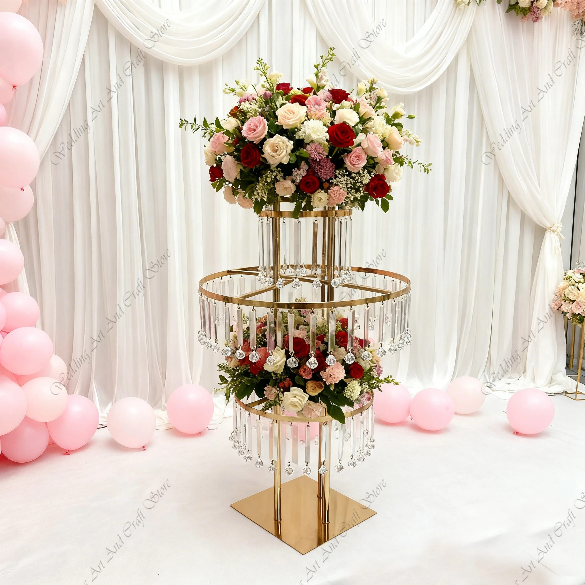 36pcs f30 Round Back Chair Gold Stainless Steel Wedding Chair with White Cushion Hotel Stackable Banquet Dining Chair ivy1092