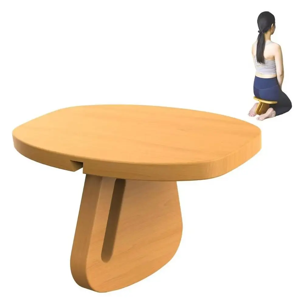 Prayer Chair Solid Wood Wooden Yoga Bench Detachable Balanced Meditation Bench Simple Creative Yoga Bench Kneeling
