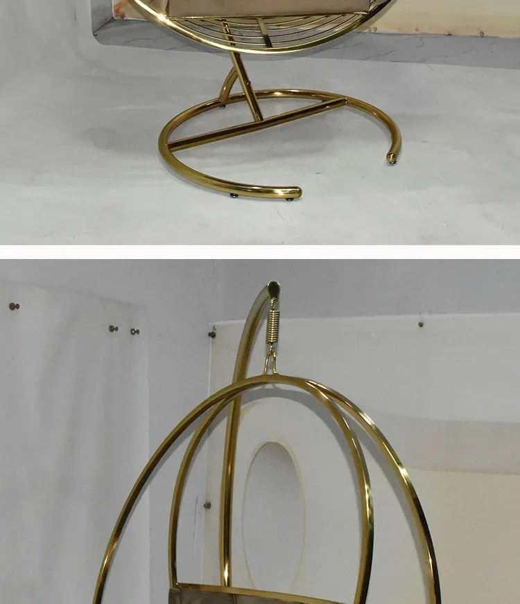 Garden Hanging Basket Swing Indoor Rocking Chair Household Balcony Hanging Basket Chair Outdoor Light Luxury Hanging