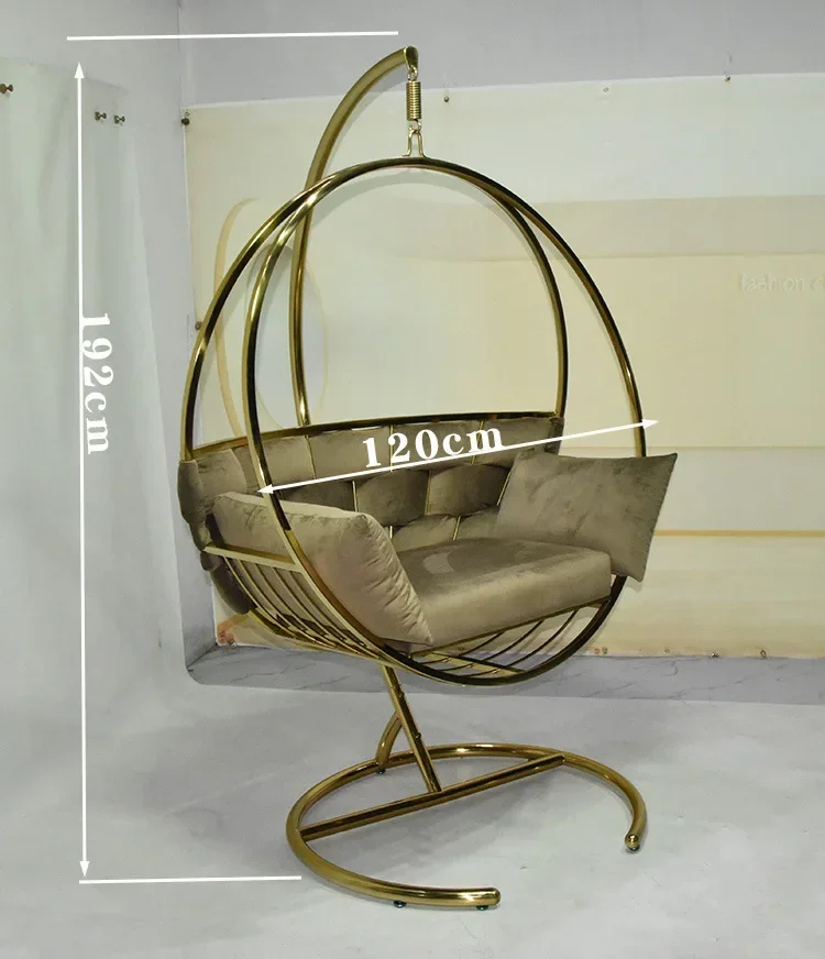Garden Hanging Basket Swing Indoor Rocking Chair Household Balcony Hanging Basket Chair Outdoor Light Luxury Hanging