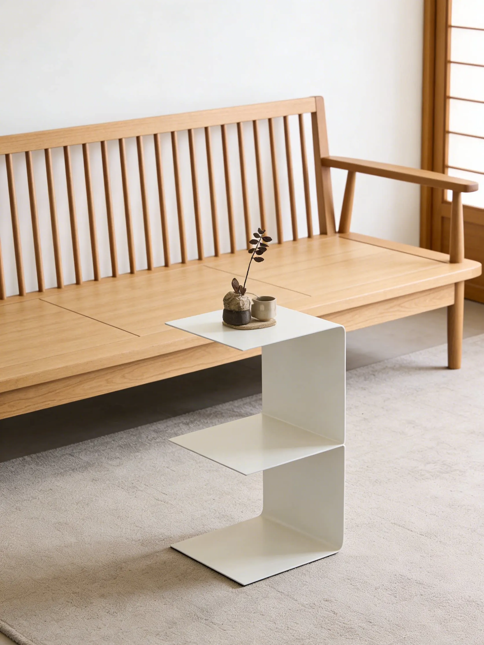 End Tables Mini hotel furniture Stainless steel living room simple and light luxury coffee table creative Nordic small table