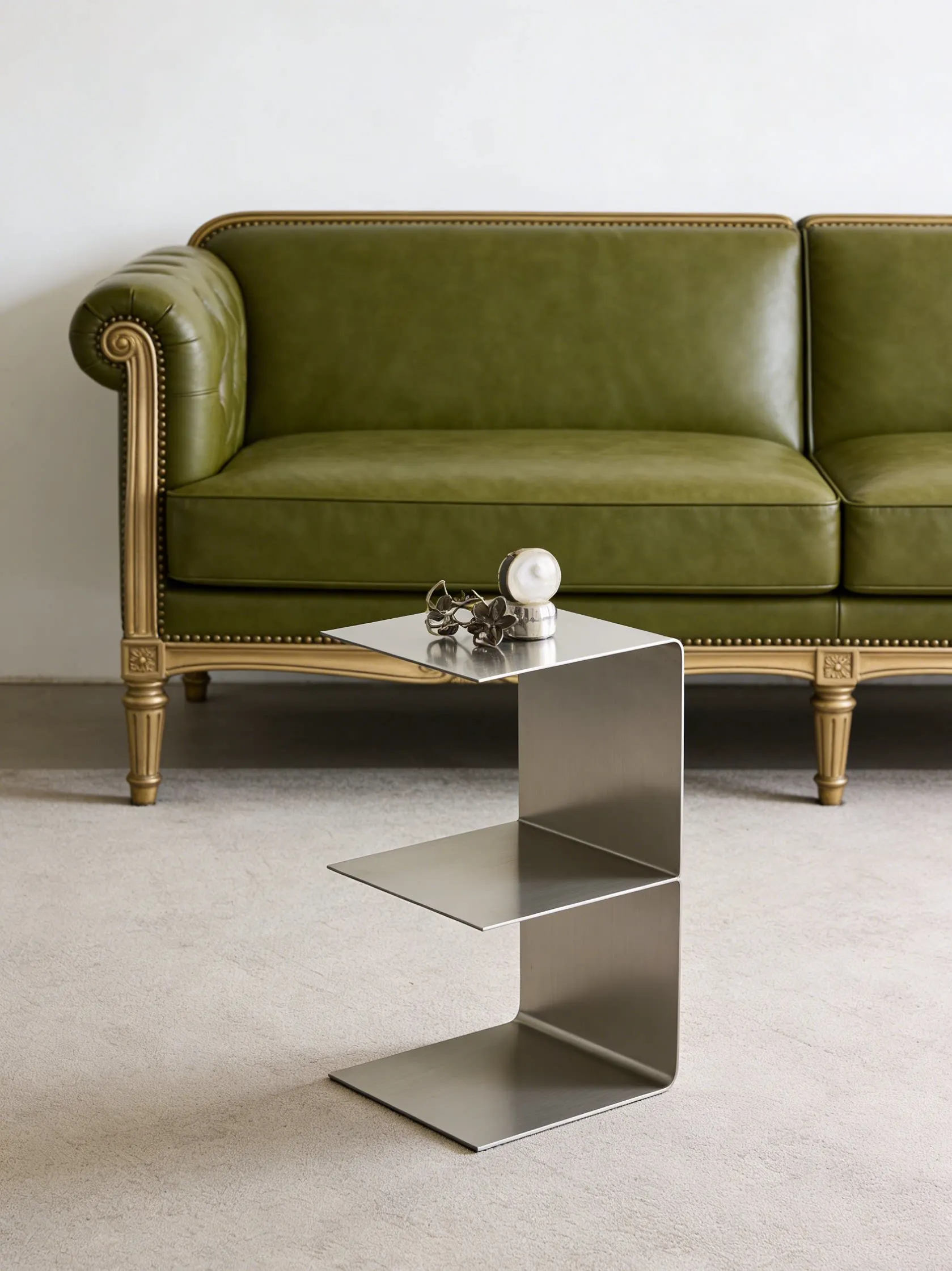 End Tables Mini hotel furniture Stainless steel living room simple and light luxury coffee table creative Nordic small table