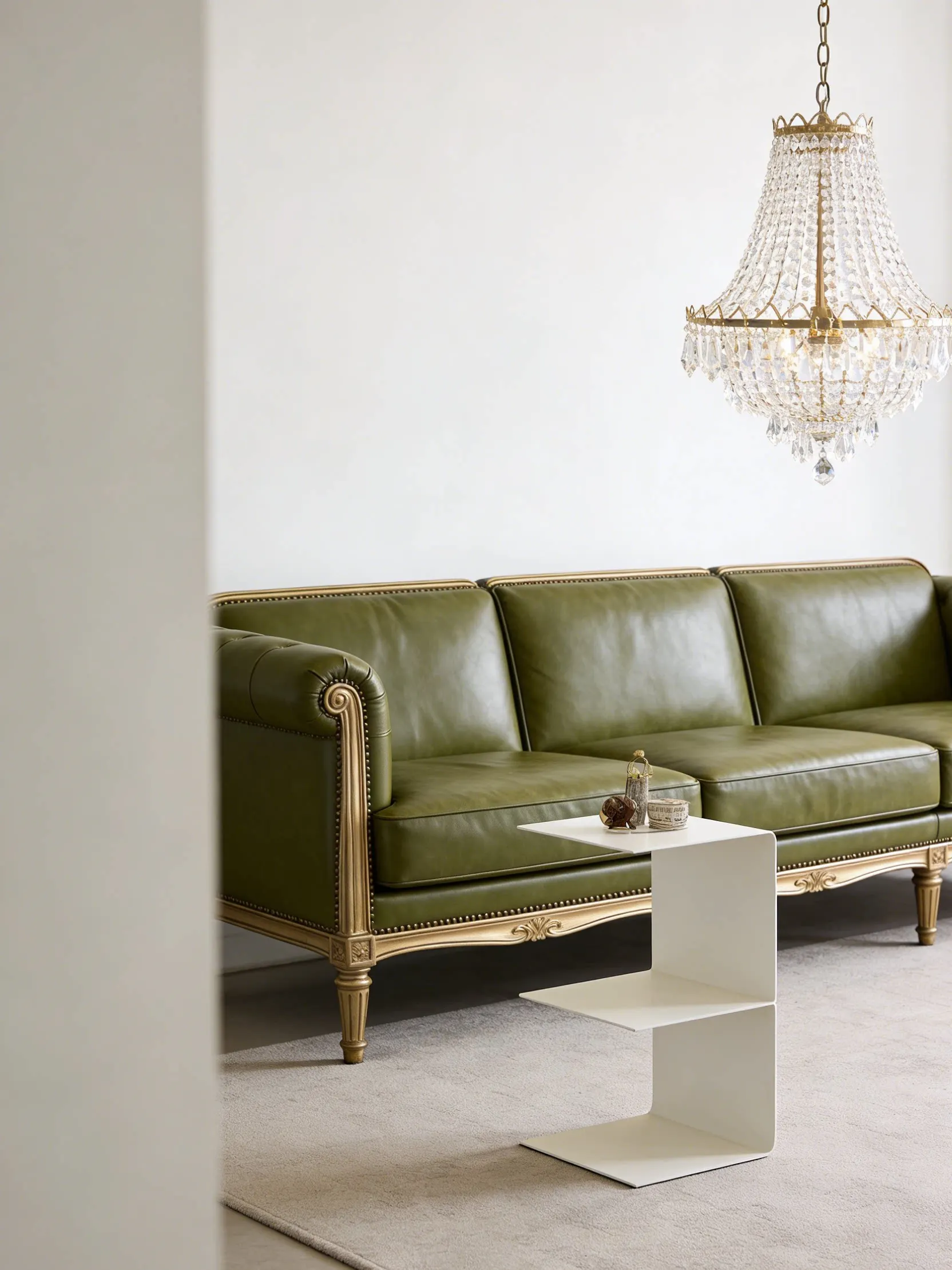 End Tables Mini hotel furniture Stainless steel living room simple and light luxury coffee table creative Nordic small table