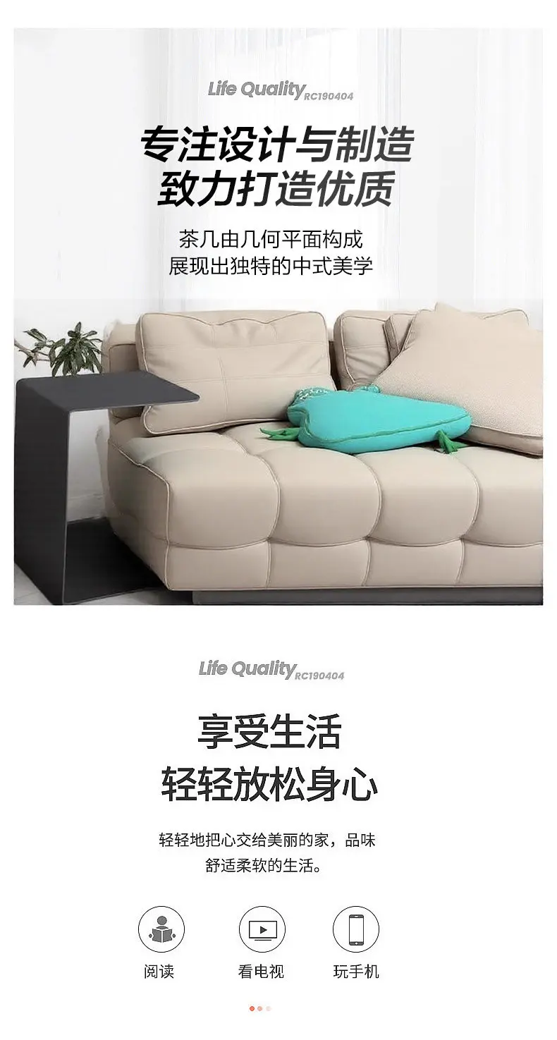 End Tables Mini hotel furniture Stainless steel living room simple and light luxury coffee table creative Nordic small table