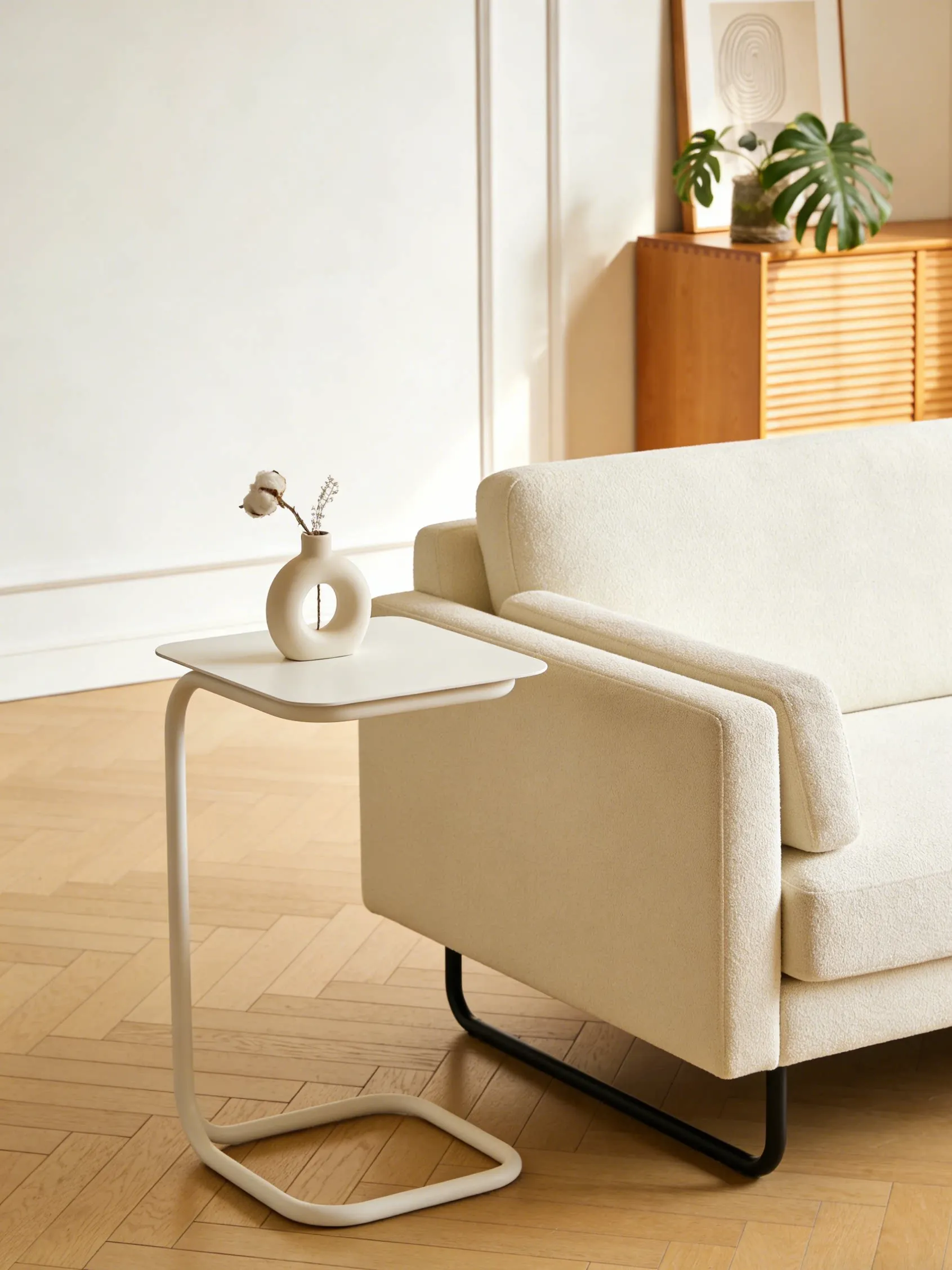 End Tables Mini hotel furniture Stainless steel living room simple and light luxury coffee table creative Nordic small table