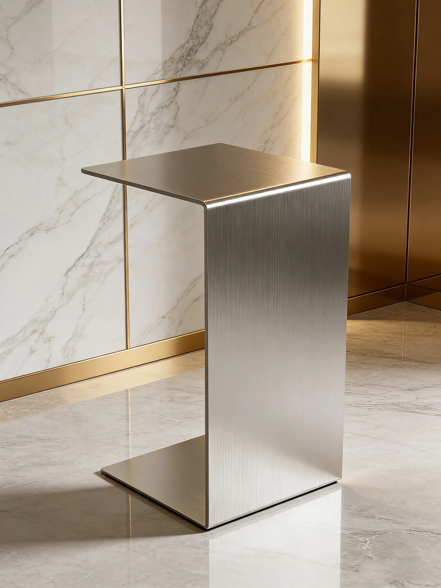 End Tables Mini hotel furniture Stainless steel living room simple and light luxury coffee table creative Nordic small table