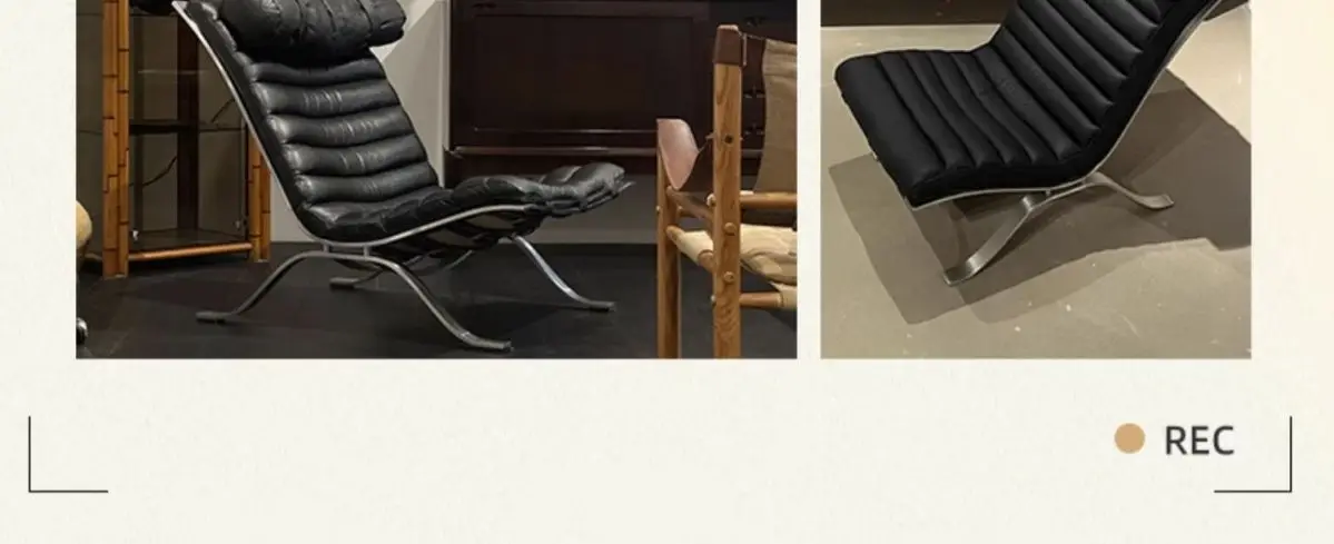 Designer Antique Sofa Chair Minimalist Light Luxury Lazy Leisure Lounge Chair for Living Room