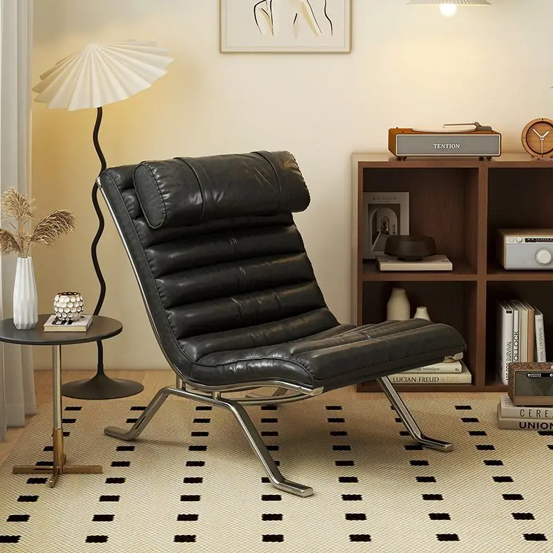 Designer Antique Sofa Chair Minimalist Light Luxury Lazy Leisure Lounge Chair for Living Room