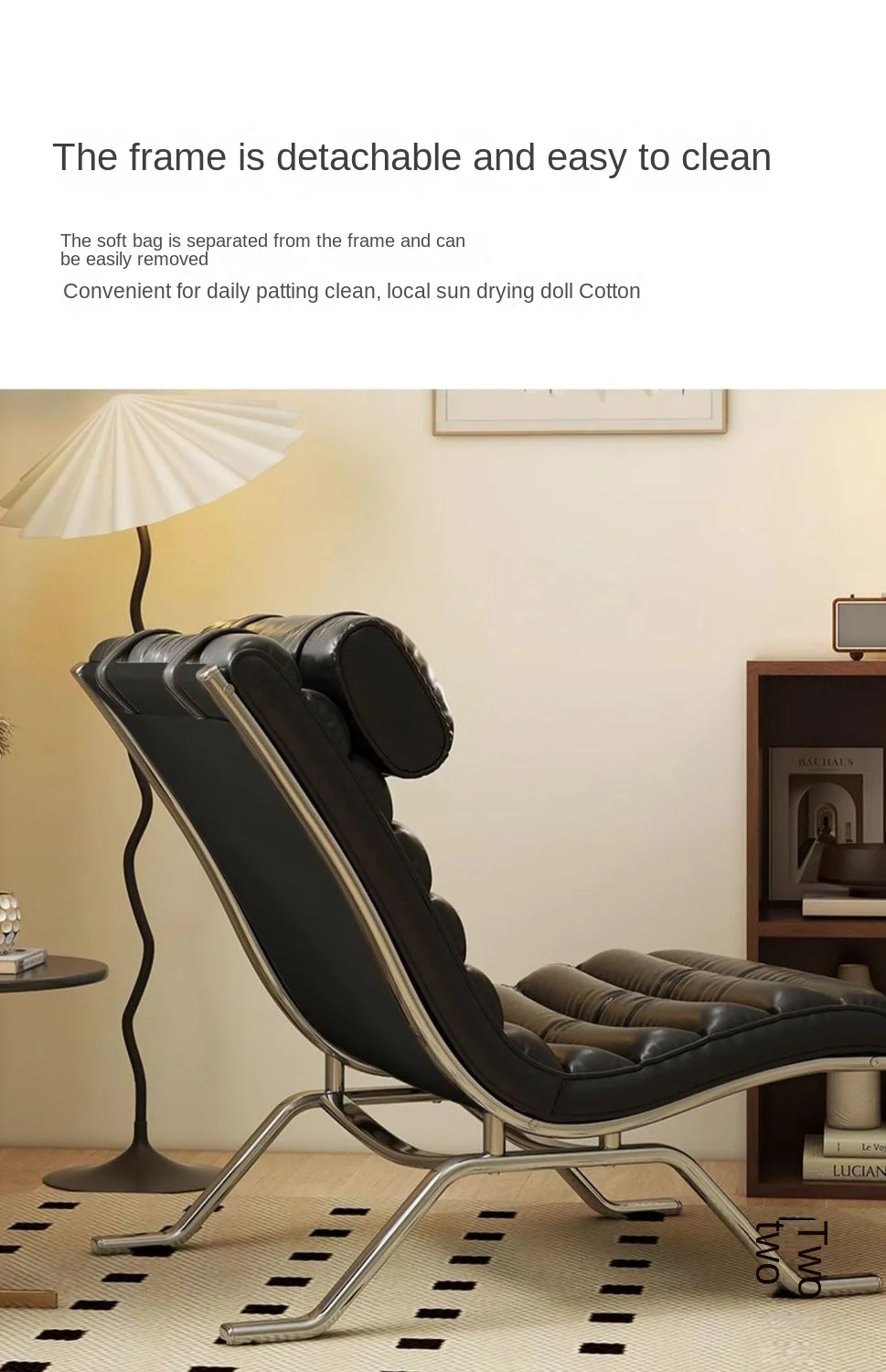 Designer Antique Sofa Chair Minimalist Light Luxury Lazy Leisure Lounge Chair for Living Room