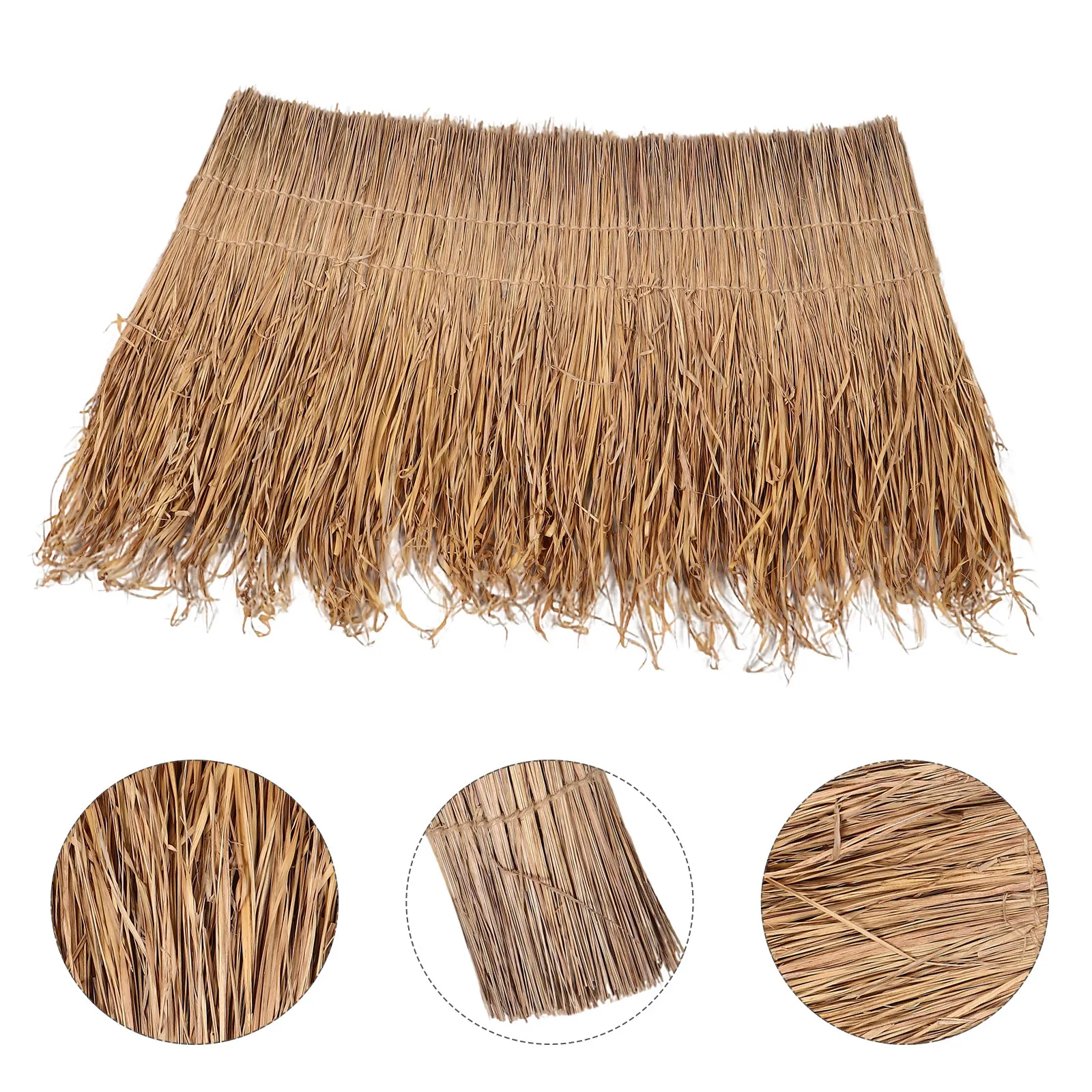 Palapa Hut Grass Roof for Garden Tiki Pavilion Thatch Roofing Material Straw Roofs Tiles Cover Outdoor Pavilion Texture Tiki