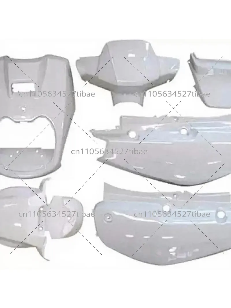 2026 4VP BWS100 100cc Motorcycle Body Parts Duck Paint Full Car Shell Outer Panel Kit for Custom Chopper Bike