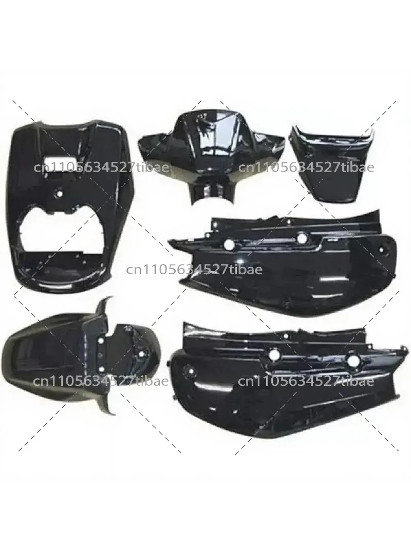 2026 4VP BWS100 100cc Motorcycle Body Parts Duck Paint Full Car Shell Outer Panel Kit for Custom Chopper Bike