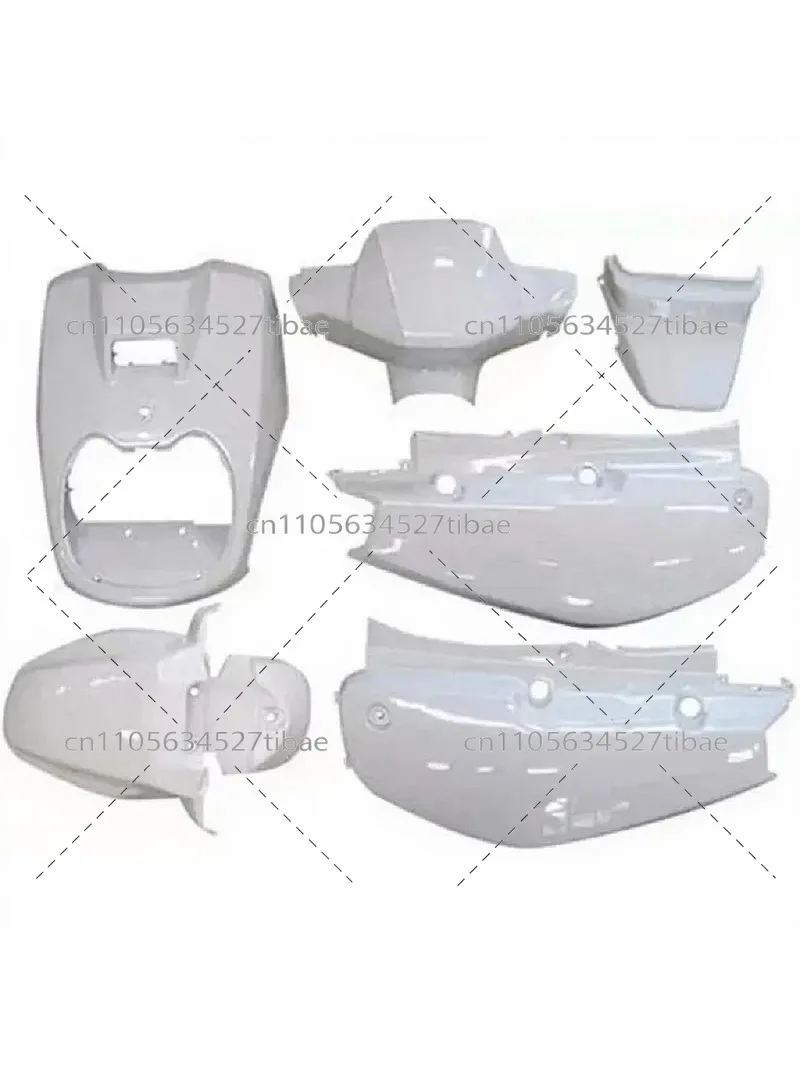 2026 4VP BWS100 100cc Motorcycle Body Parts Duck Paint Full Car Shell Outer Panel Kit for Custom Chopper Bike