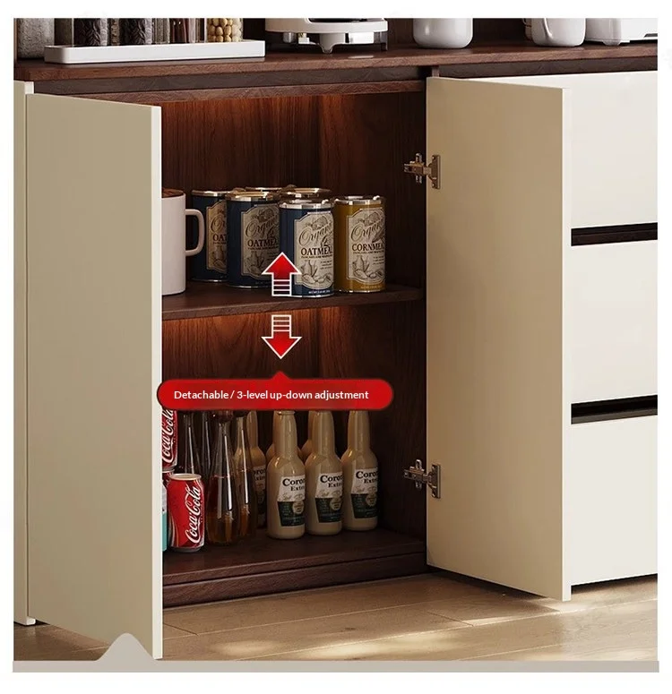 Customized Honeycomb Aluminum All-Aluminum Alloy Sideboard, Wall-Mounted Integrated Storage Cabinet, Tea Cabinet, Wine Cabinet